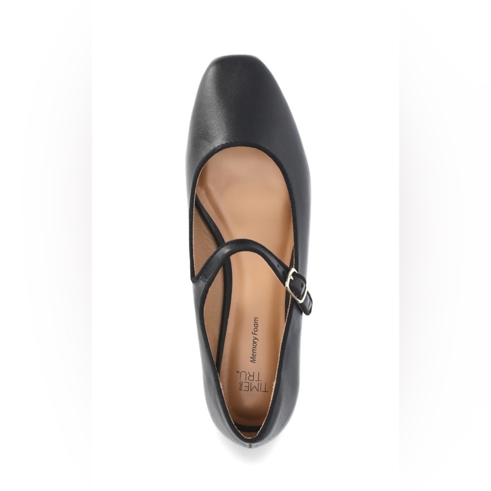 NWOT Black Loafers with Buckle